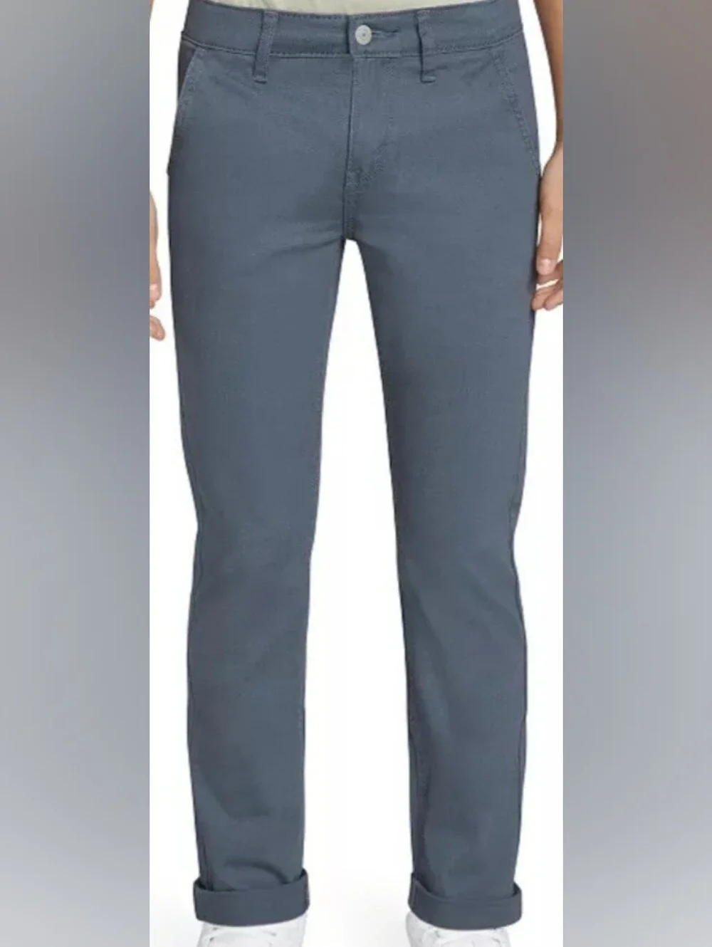 Boy's Gray Levi's 502 Chino Stretch Pants